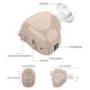 Z-12 Перезаряжаемый внутриушной усилитель звука слуховой аппарат с USB зарядной станцией