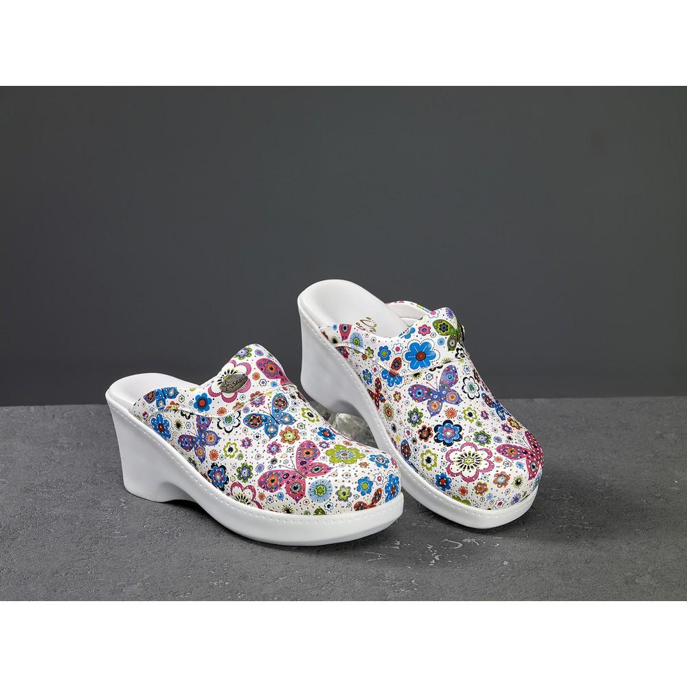 Ортопедические женские медицинские сабо — противоскользящие, удобные