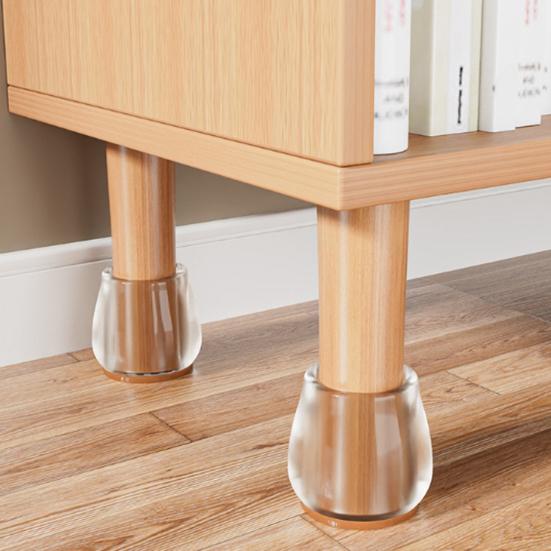 16 шт. Защитные накладки на ножки стула для пола, колпачки-протекторы для ножек табурета, противоскользящие колпачки для ножек стула для паркетных полов, защита от царапин, снижение шума