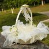 Creative Handmade Wedding Flower Girl Basket Wedding Decorative Bridal Flower Basket