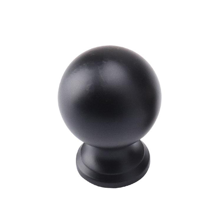 Golden Round Ball Single Hole Handle Knob Bedroom Furniture Metal Hardware Aluminum Pull Kitchen Cabinet Handle Knobs