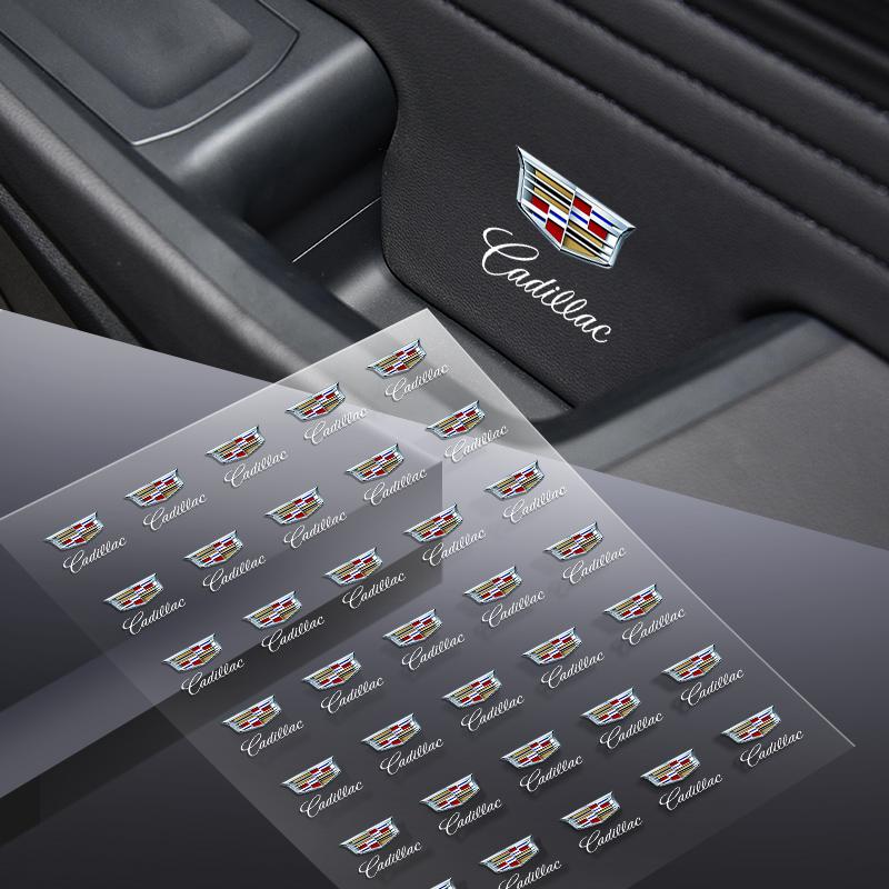 Car Interior Steering Wheel Dashboard Central Stickers Badge for Cadillac ATS BLS CT4 CT5 CTS EXT ESCALADE SRX XT4 SLR XTS