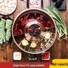 Drui'en 304 Stainless Steel Beijing-Style Electric & Charcoal Dual-Use Mandarin Duck Hot Pot