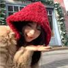 Thickened Ear Protective Hat Balaclava Women Lei Feng Hat Cute Winter Plush Beanies  Student