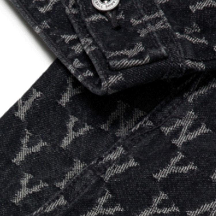 Новые женские джинсовые куртки MLB Old Flower темно-серого цвета 3FDKM0321-50GRD