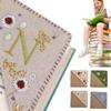 4Pcs Four Seasons Hand Stitched Corner Bookmark 4 Styles Triangle Label Bookmarks  for Girls Ages