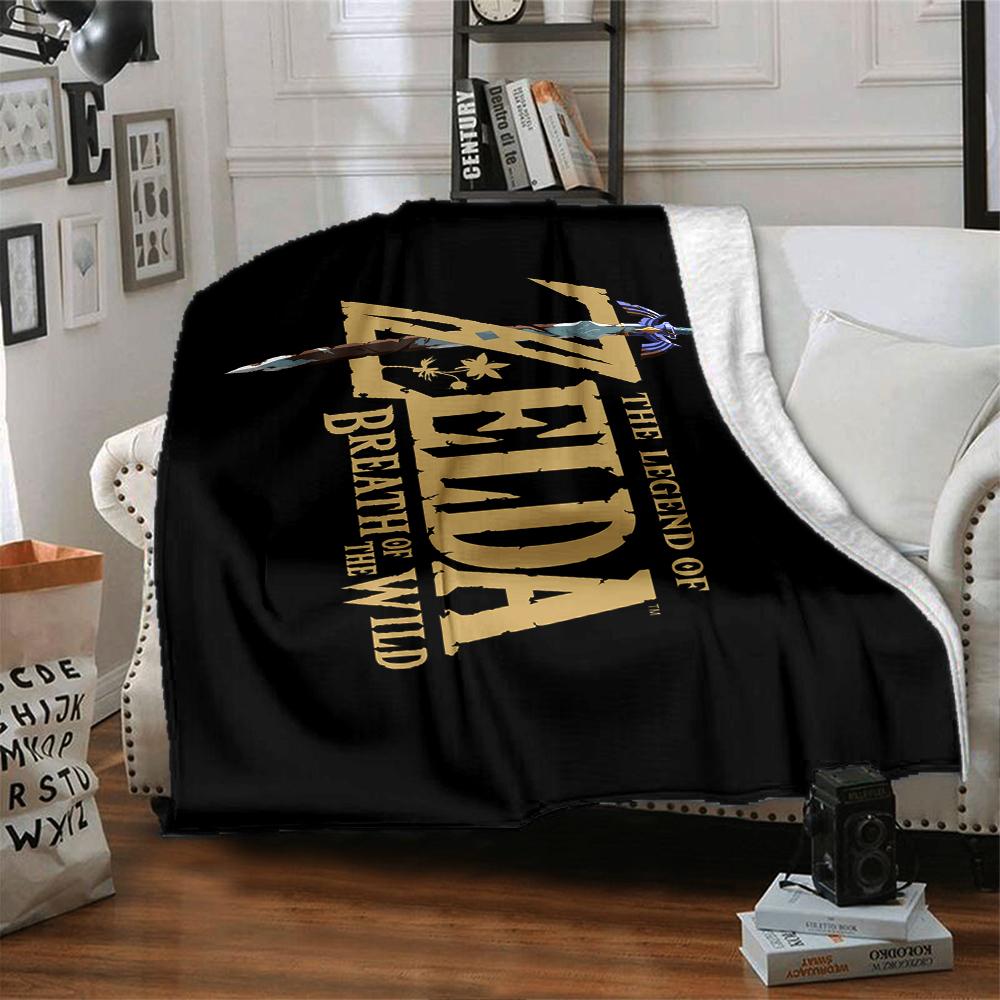 Zelda'S Wild Adventure Blanket Soft Throw Blanket For Home Bedroom Bed Sofa Travel Office Solid Christmas Blanket