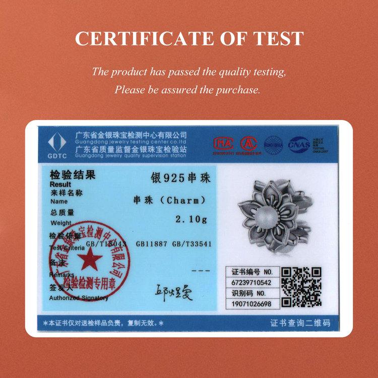 WOSTU 925 Sterling Silver Romance Retro Vine Charms for Women Girls Bracelet & Bangle DIY Jewelry