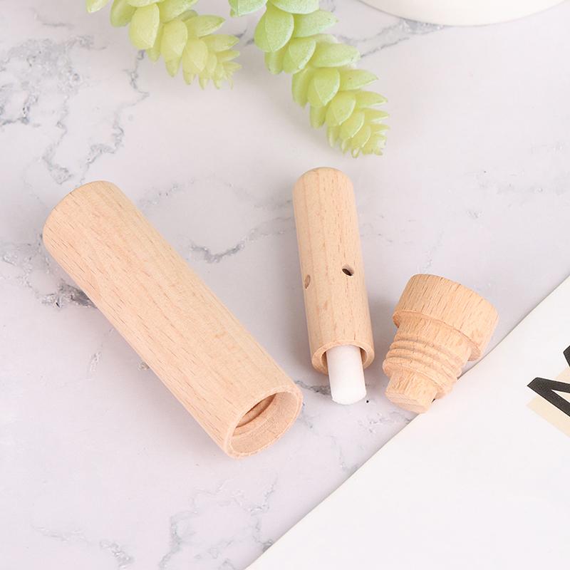 Ингалятор отражетеля ароматности эфирного масла деревянный с ингалятором ароматерапии фитилей носовым