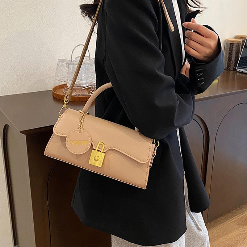 Women's Bags New Fashion Flap Underarm Bag Single Shoulder Crossbody Bag Ladies Small Square Purse and Handbags