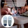 2Pcs Sewing Machine LED Bulb Small Pygmy Bulbs Small Screw Bulb Sewing Machine Lighting Accessory for Crafting