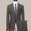 Костюм мужской повседневный маленький костюм мужской пиджак корейская версия свадебный костюм шафера одна пряжка британский стиль костюм из двух частей мужской
