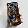 Bumper Silicone Black Phone Case For ZTE Nubia Focus 2 5G Z2462N Unique Cute Case Astronaut Printed Jelly Shockproof Soft Shell