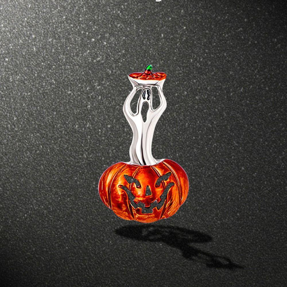 Цинковый Сплав Хэллоуин Брошь Призрак Тыквенный Фонарь Брошь Крутая Девочки