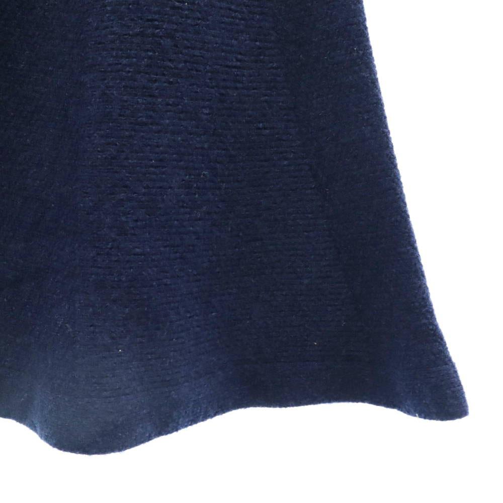 unused Boussole made in Japan Midi length knit flare skirt 38 Navy Women Used