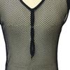 Мужской жилет с V-образным вырезом, широкими бретелями, без рукавов, прозрачный сетчатый топ, однотонный, дышащий, эластичный, на бретельках