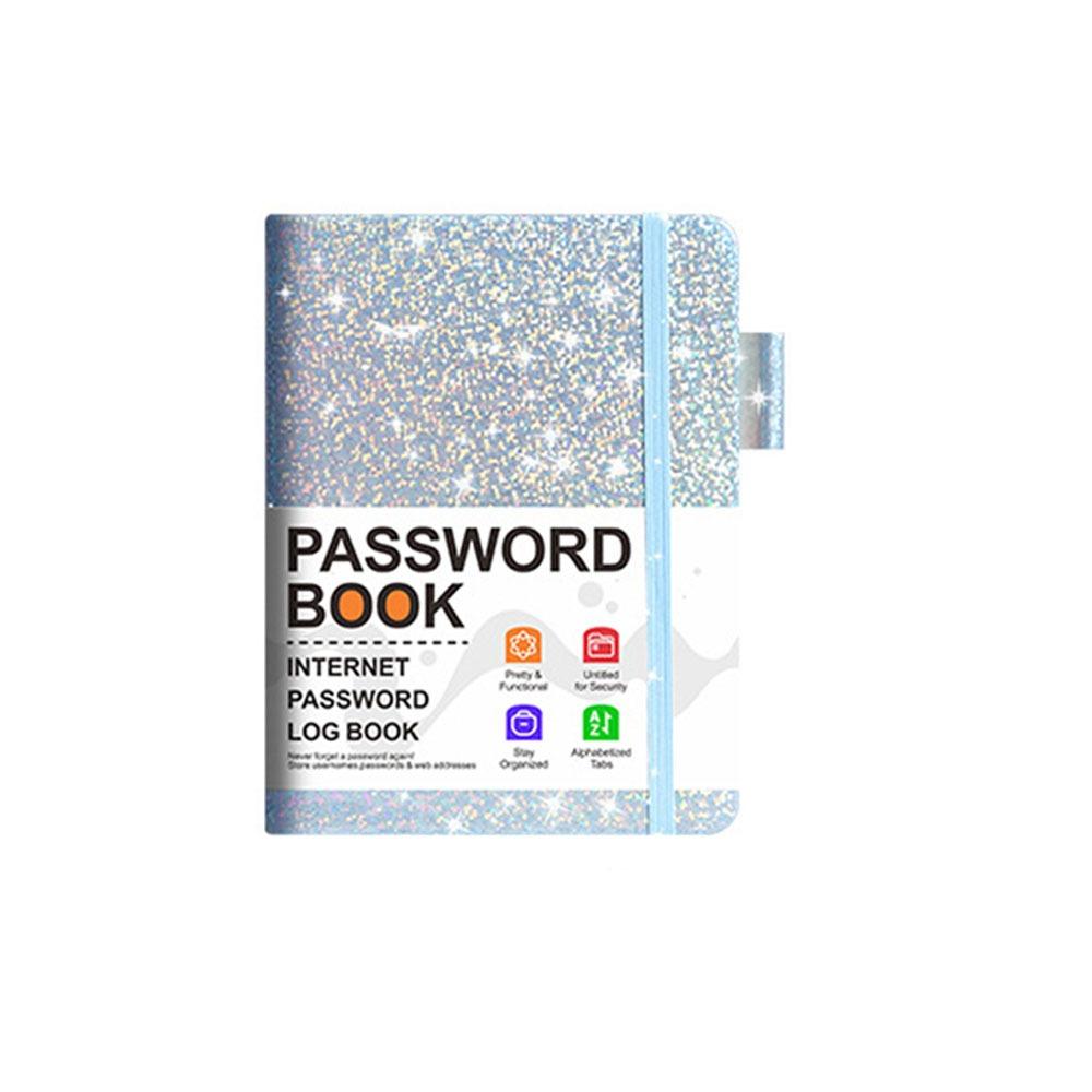 С пружинным ремешком B6 Адресная книга Твердый переплет Веб-сайт Книга записей Английская Пароль Книга Среднего возраста