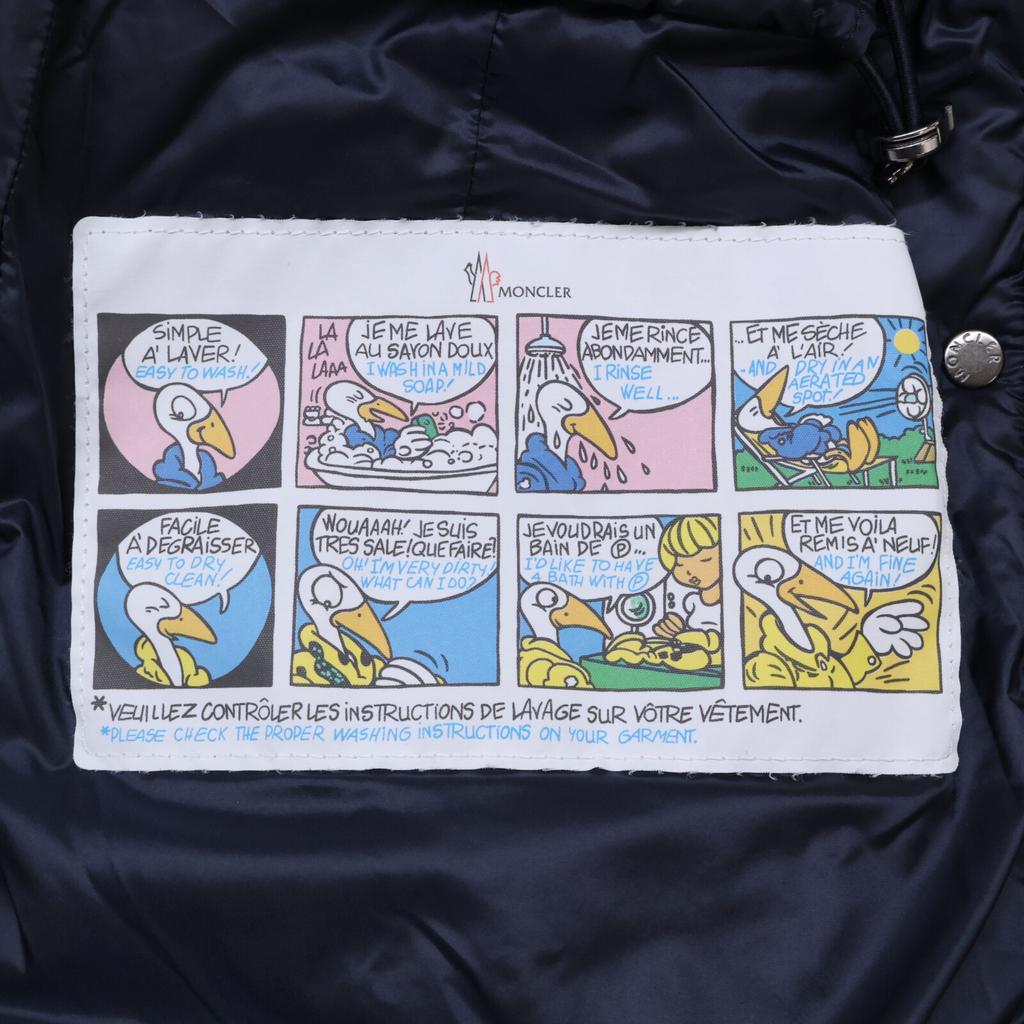 MONCLER HERMINE Hermine Down coat 0 NavyUsed