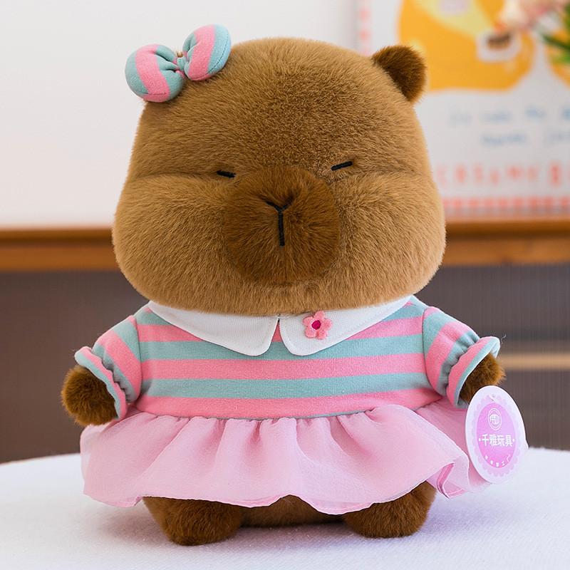 Wedding Cute Capybara Dress And Couple Dress Up Plush Doll For Gift And Decor