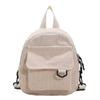 Women Fashion Travel Small Daypacks Lightweight Simple Corduroy Double Shoulder Bag School Backpacks