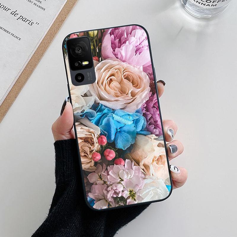 Для TCL 40 XE 5G Чехол Модный Мягкий Силиконовый Задний Чехол для Телефона TCL 40 NxtPaper 5G Чехол Funda Для TCL 40X 40XE T601D Милый