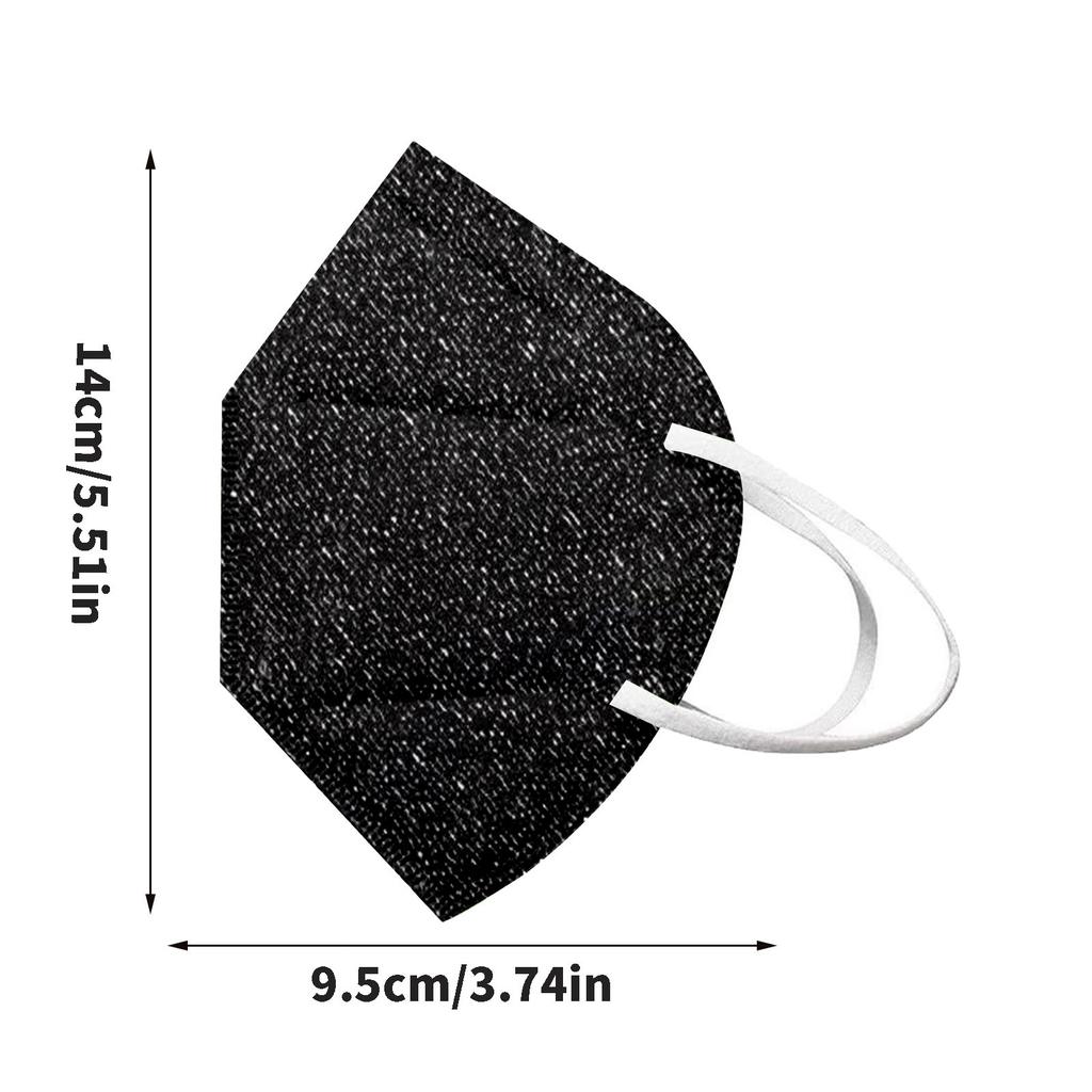100 шт 5-слойная детская маска высокой плотности с фильтром от ветра и тумана