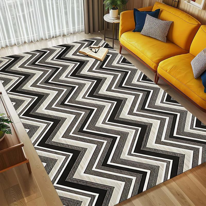 Chevron Living Room Nonslip Area Rug Soft Carpet For Bedroom Game Playroom Sofa Office Home Decor Doormat Christmas Gift C9301412