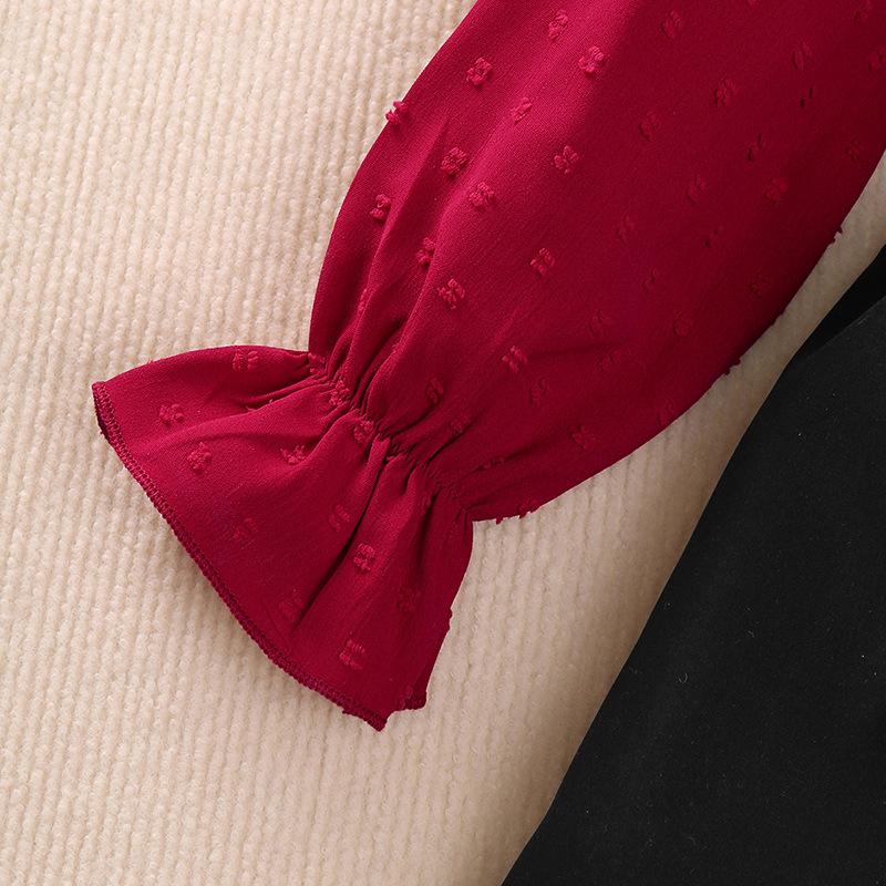 Детские повседневные комплекты одежды для девочек весна осень 2024 новые подростковые детские топы с длинными рукавами и оборками из сетки с нашивками и короткой юбкой комплекты одежды