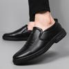 Осенние новые кожаные туфли мягкая подошва мягкая поверхность высококачественные туфли из ПУ дышащие кожаные туфли мужские