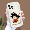 Cartoon Pattern Cream Texture Casing Wavy Edge Soft Silicone Cover Phone Case for IPhone Samsung Huawei Honor Xiaomi Redmi Infinix Tecno