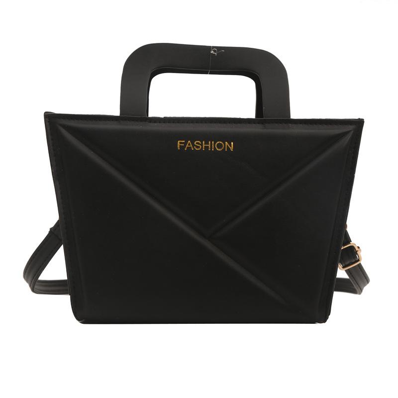 Высококачественная модная однотонная большая вместительная новая весенняя простая и модная ручная сумка через плечо небольшого размера