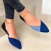 2024 New Arrival Women Flats Beautiful and Fashion Summer Shoes Flat Ballerina Comfortable Casual Women Shoes Size 44