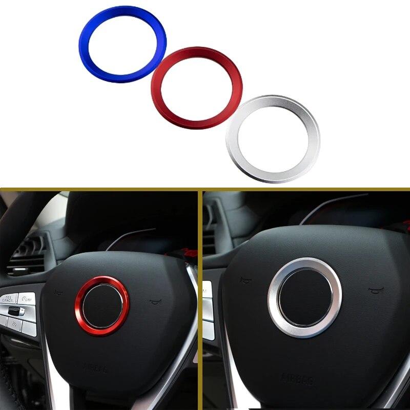 Steering Wheel Panel Circle Trim Sticker for BMW X1 F48 E60 E36 E39 E46 E30 E60 E90 E92 F10 F30 F25 X3 X5 1 2 3 5 Series