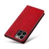 Samsung Galaxy S23+ Magnetic Strap Wallet Case with Stand & Lanyard - Red Cover