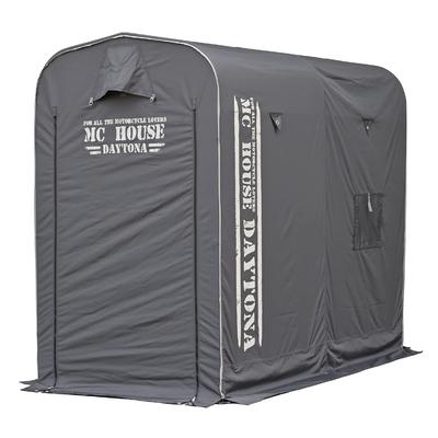 Гараж Daytona, совместимый с большими велосипедами, водонепроницаемая прочная рама, наружная палатка В2200 x Ш1300 x Г2600 мм MC HOUSE 1300 31296 для мотоциклов/велосипедов (MC