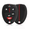 Silicone Key Case for Chevrolet Tahoe 2007 Suburban Gmc Yukon 2010 Traverse XL Key Cover for Cadillac Escalade Car Accessories
