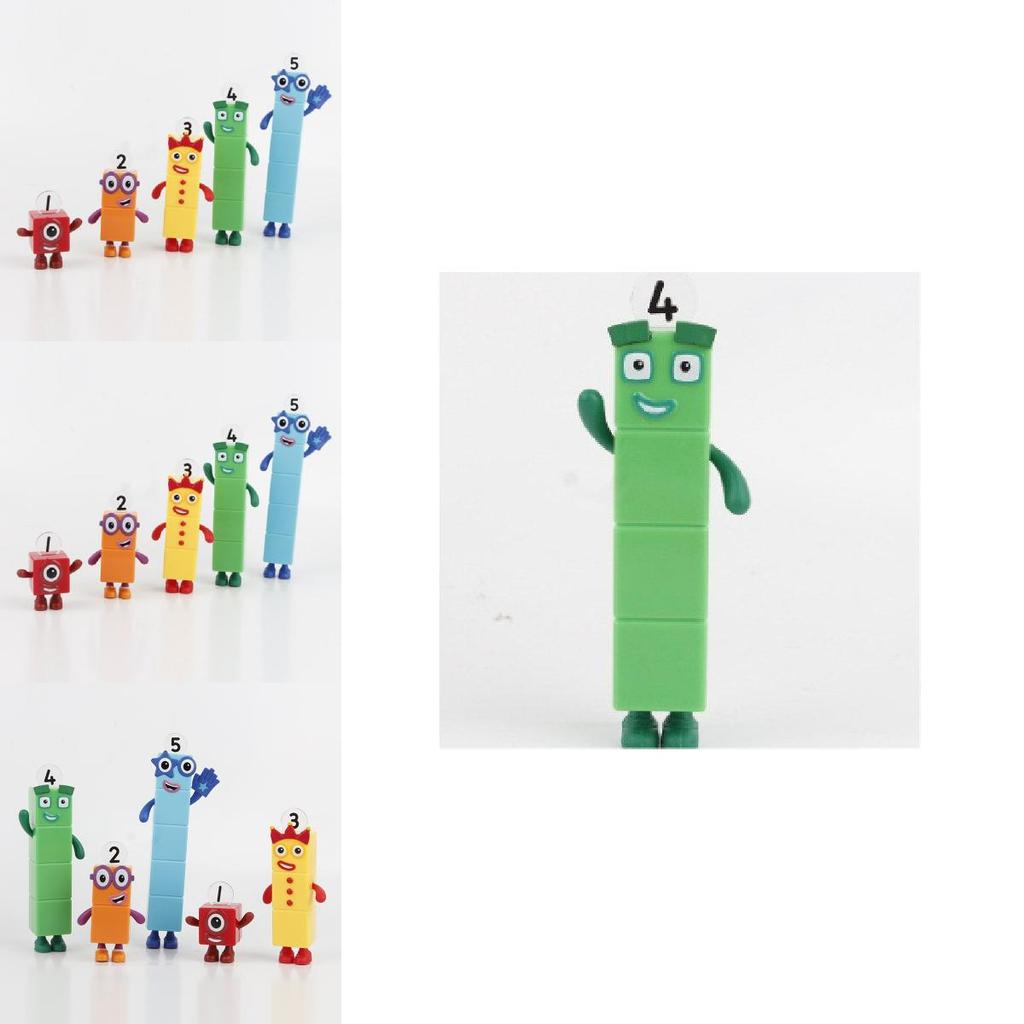 Numberblocks Красочные Строительные Блоки Милые Трансформируемые Фигурки Для Детских Игр