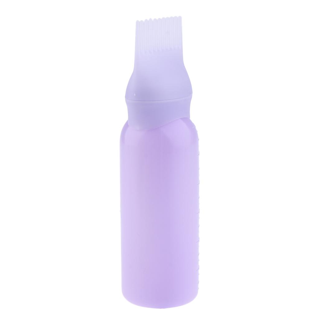 Salon Hair Color Bottle Applicator with Dispenser Comb Easy Dyeing Brush for All Hair Types and Professional Use