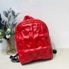 Large Capacity Women's Backpack  Embossed Cotton Bag  School Bag  New Fashion  Lazy Space  Autumn and Winter