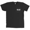 Phi Delta Theta Bella + Canvas POCKET Черная Футболка унисекс с буквами братства НОВАЯ