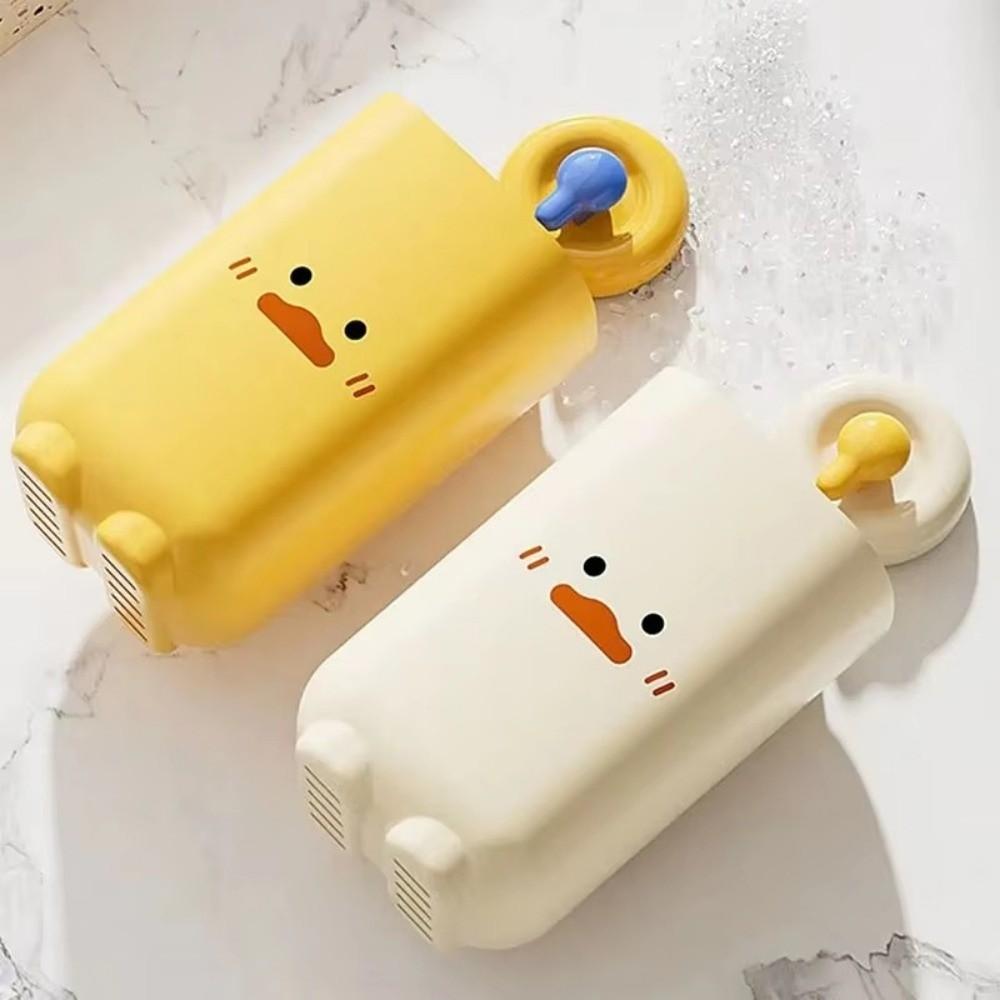 Cartoon Duck Chopstick Cage Wall-mounted Storage Rack Household Drain Rack Tableware Organizer