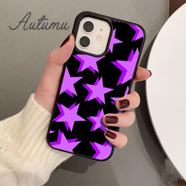 Чехол для телефона с тенями и звездами для iPhone 11 12 13 14 Pro Max mini X XR XS SE 2020 5 6S 7 8 Plus Samsung Galaxy S21 S22