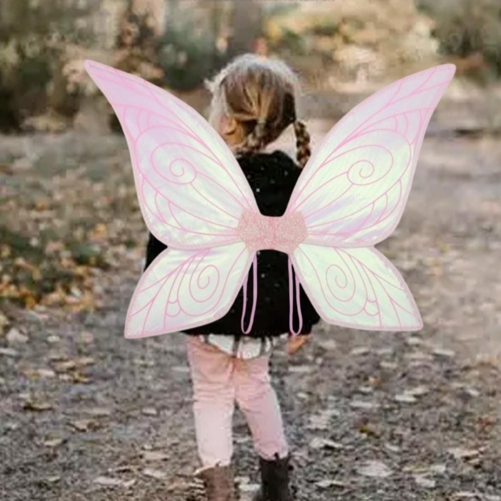 Sparkly Gradient Fairy Butterfly Wings Organza Elf Wings Butterfly Princess Wings Children's Day