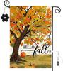 Baccessor Fall Garden Ag 12.5x18 Inch Double Sided Autumn Maple Leaves Harvest Decor Weatherproof Thanksgiving Vertical Ya EEZ