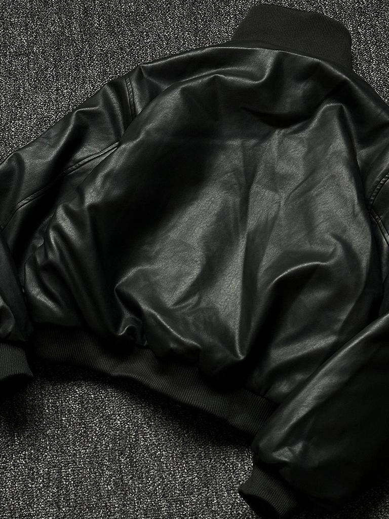 2025 Пилотская куртка Mountain Eagle в стиле ретро из кожи - Мужская и женская зимняя хлопковая верхняя одежда