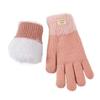 Thickened Winter Gloves  Anti-cold Mittens Plush Knitted Gloves  Gifts
