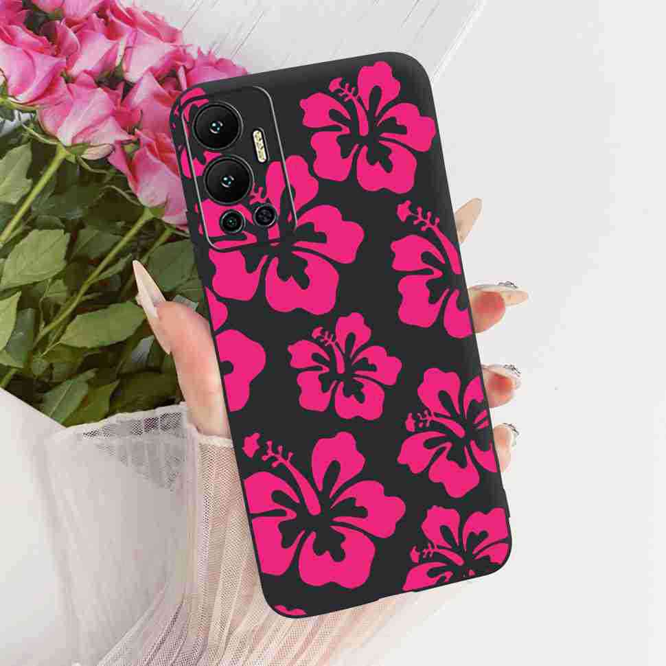 For Infinix Hot 12 Case Nice Butterfly Back Cover Phone Case Soft TPU Silicone Coque Cases For Infinix Hot12 Hot 12 Bumper