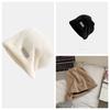 Thickened Fleece Wool Skullies Korean Style Warm Wool Cap Soft Letter Pullover Hats  Streetwear