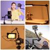 KRGNPLE Magic Arm Camera Arm 11 дюймов Super Clamp Overhead Photography Webcam Arm Stand Light Equipment Fixed Desk Arm Best Angle Compatible with