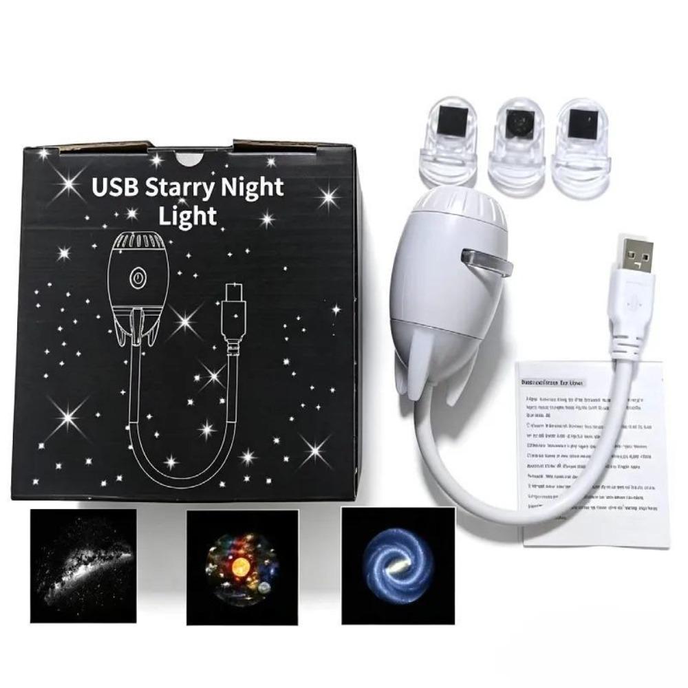 Adjustable Brightness Starry Sky Projection Night Light Car Roof Lights